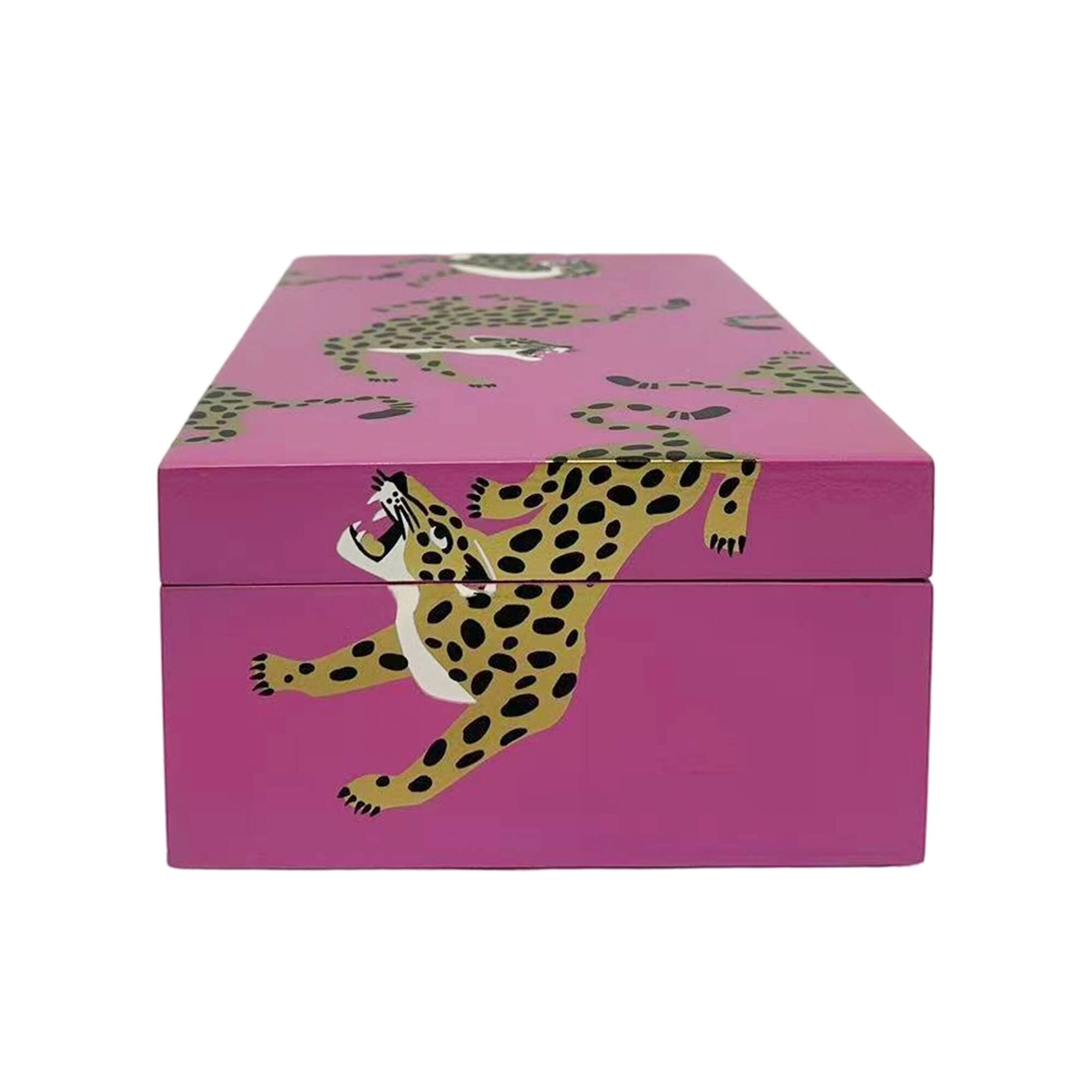 Small Jungle Cat Decorative Box by Ashland®